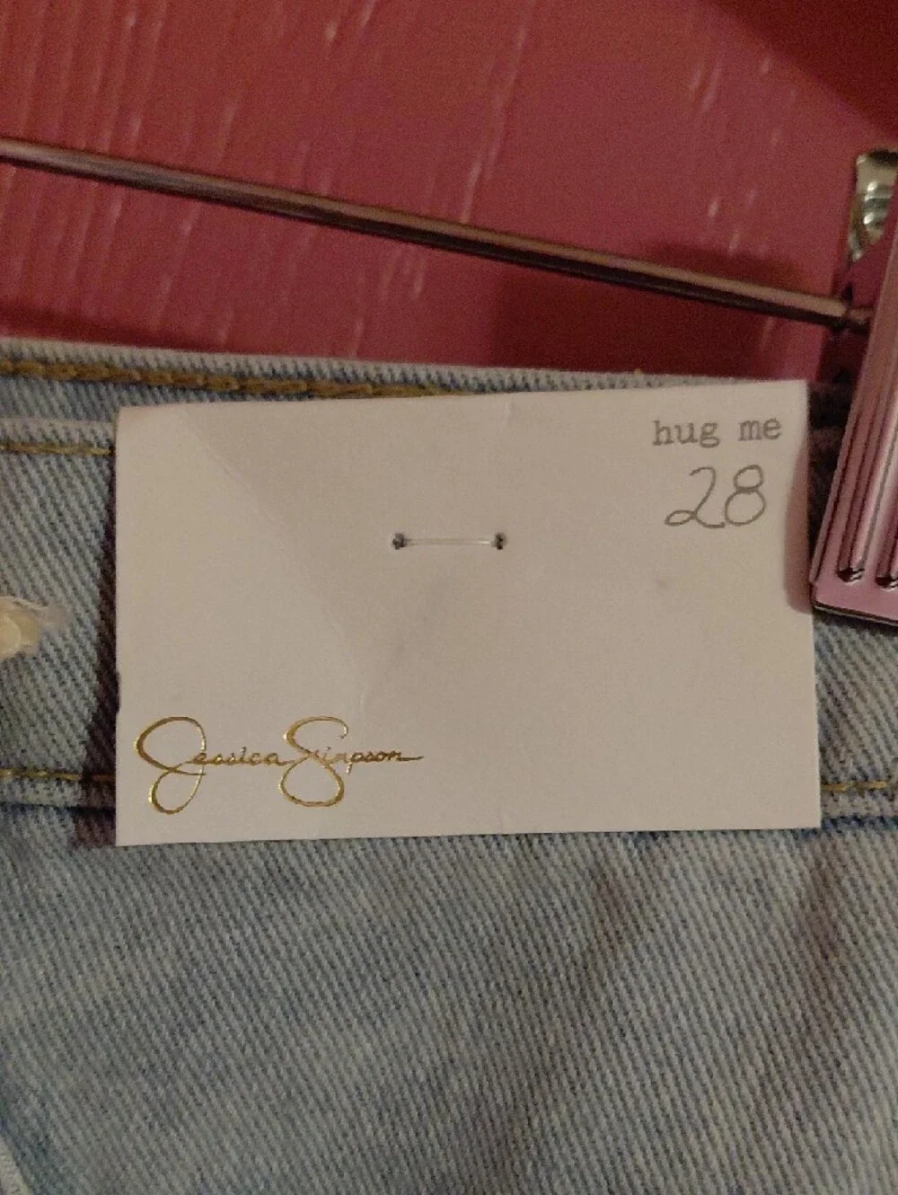 Jessica Simpson light blue